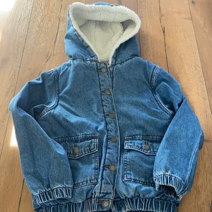 Kids lined denim jacket
